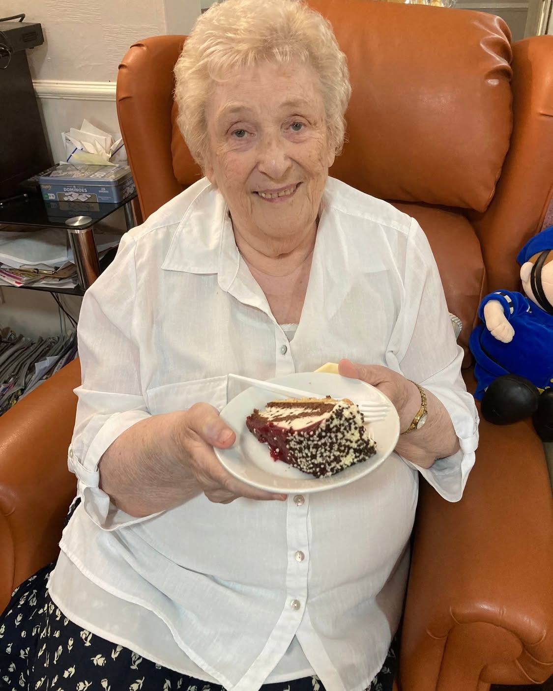 Happy birthday Sylvia! 
We celebrated her birthday last week. She didn’t want a party just nice cakes and a cup of tea with the girls at #stmarysnursinghome 🥰 Happy birthday Sylvia! 
We celebrated her birthday last week. She didn’t want a party just nice cakes and a cup of tea with the girls at #stmarysnursinghome 🥰